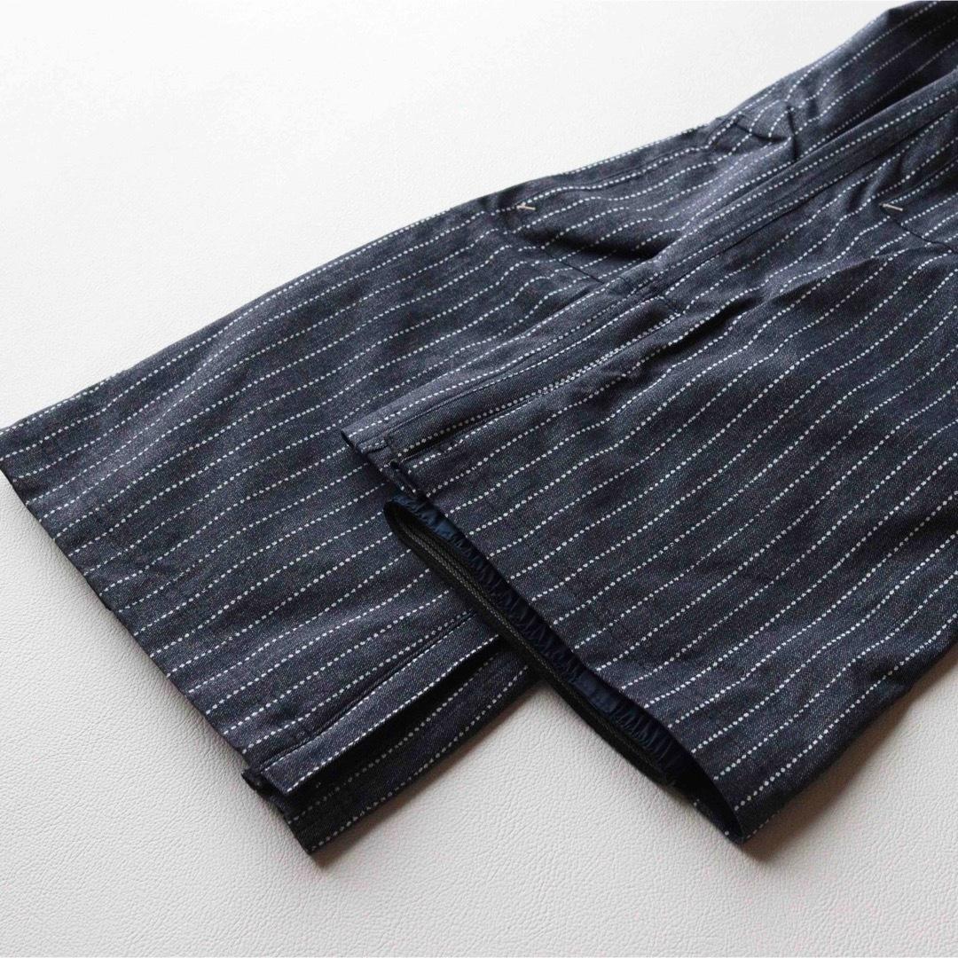 5462【美品】バートン ビブパンツ ストライプ　ポーチ付き　レディース