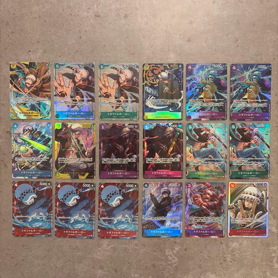 トラファルガー・ロー　シークレットパラレル、パラレルなど18枚セット