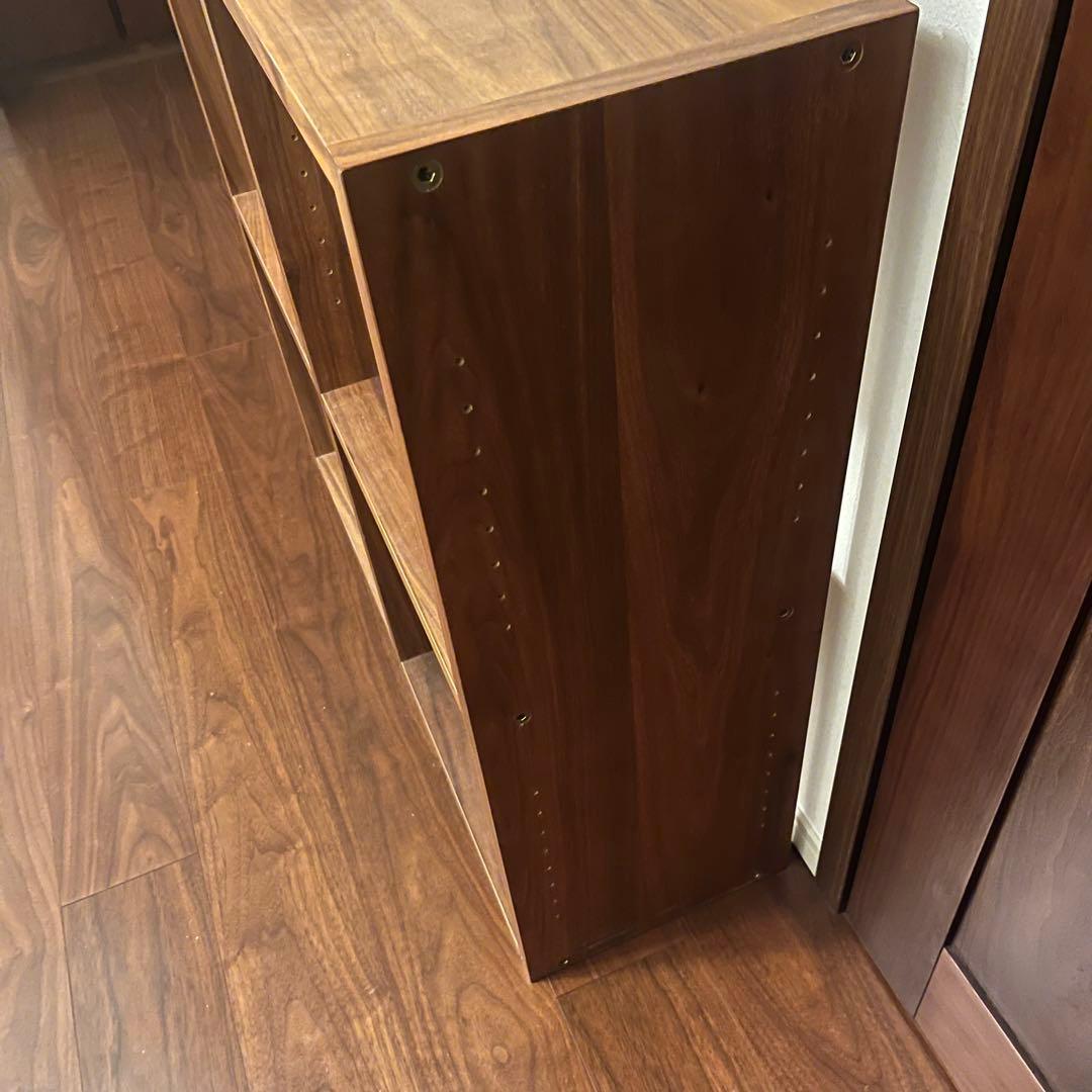 ニトリ コネクトシリーズ ユニットシェルフ ウォールナット