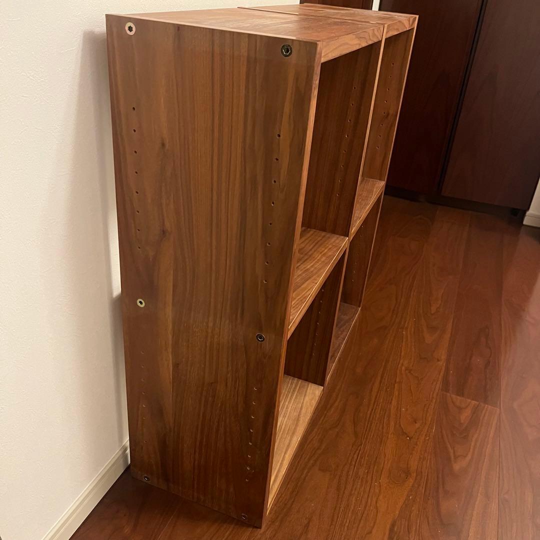 ニトリ コネクトシリーズ ユニットシェルフ ウォールナット