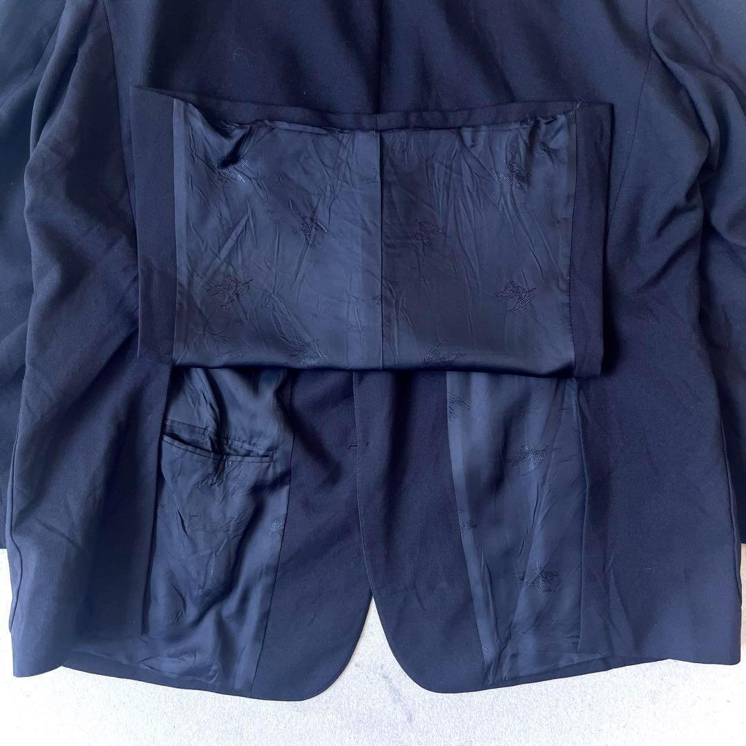 90s バーバリー ドイツ製 金ボタン テーラード ジャケット ネイビーブレザー