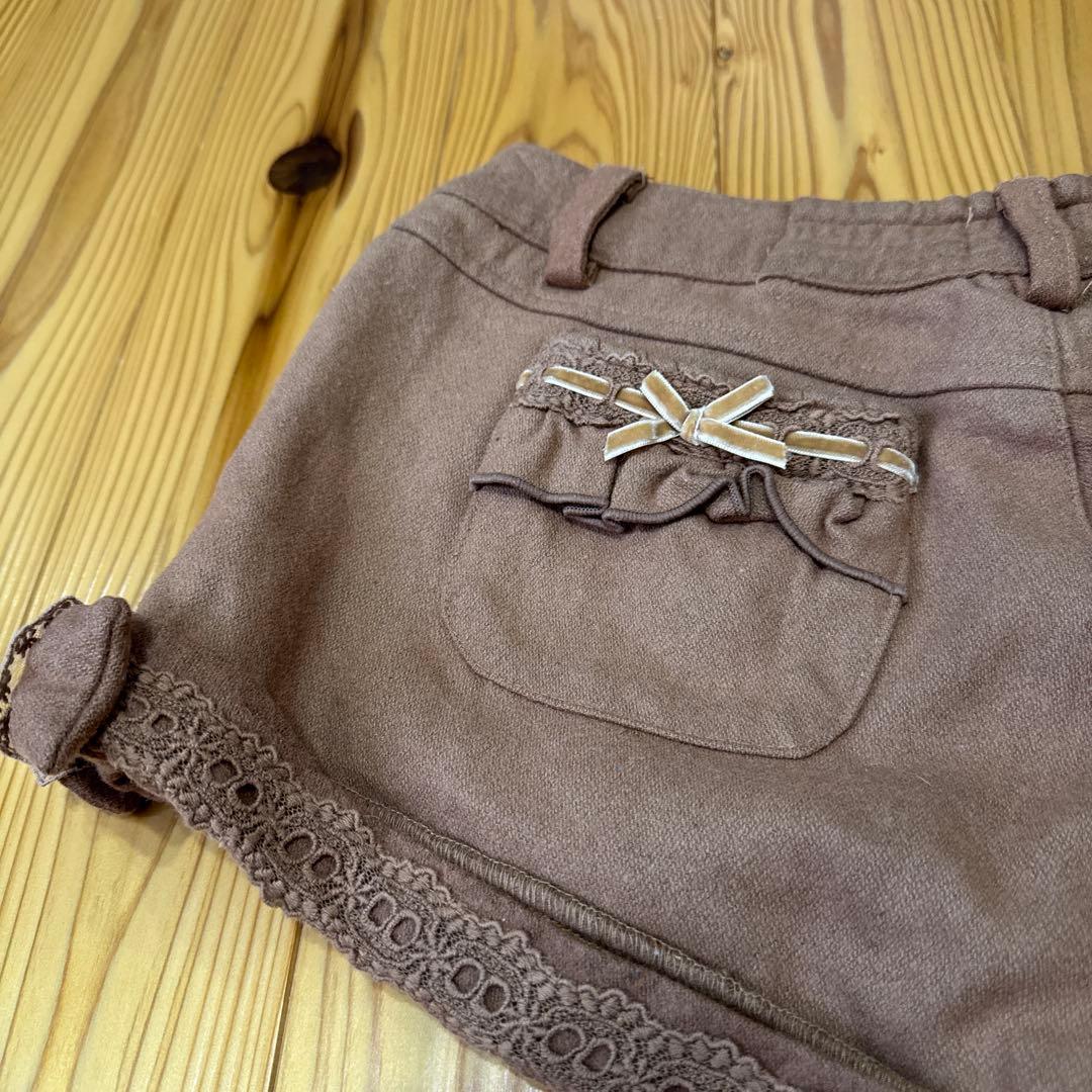 ☆希少☆ LIZ LISA ブラウン フリル付きショートパンツ