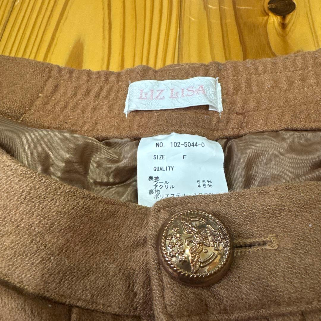 ☆希少☆ LIZ LISA ブラウン フリル付きショートパンツ