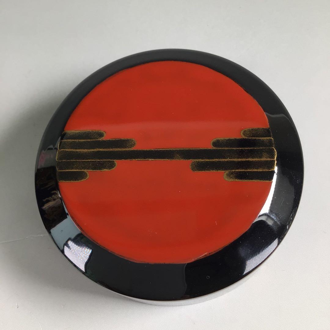 Ｒ３２９　棗　『前端春斎作』『草木蒔絵』『雪吹棗』　共箱　茶道具