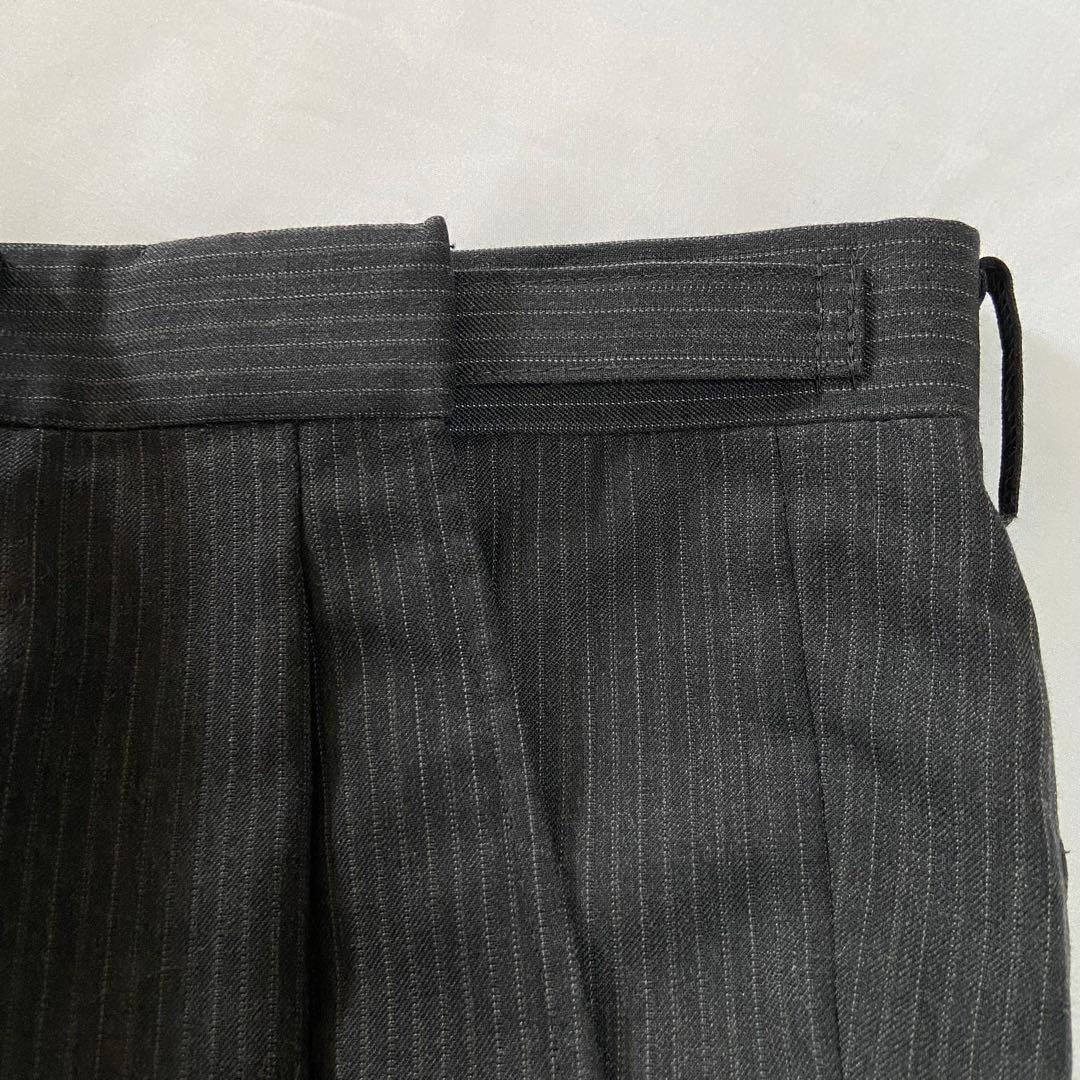 大きいサイズ✨BB7 アデランテ ストライプ セットアップスーツ グレー