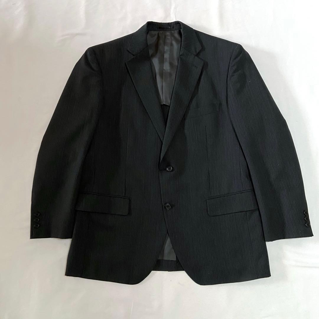 大きいサイズ✨BB7 アデランテ ストライプ セットアップスーツ グレー