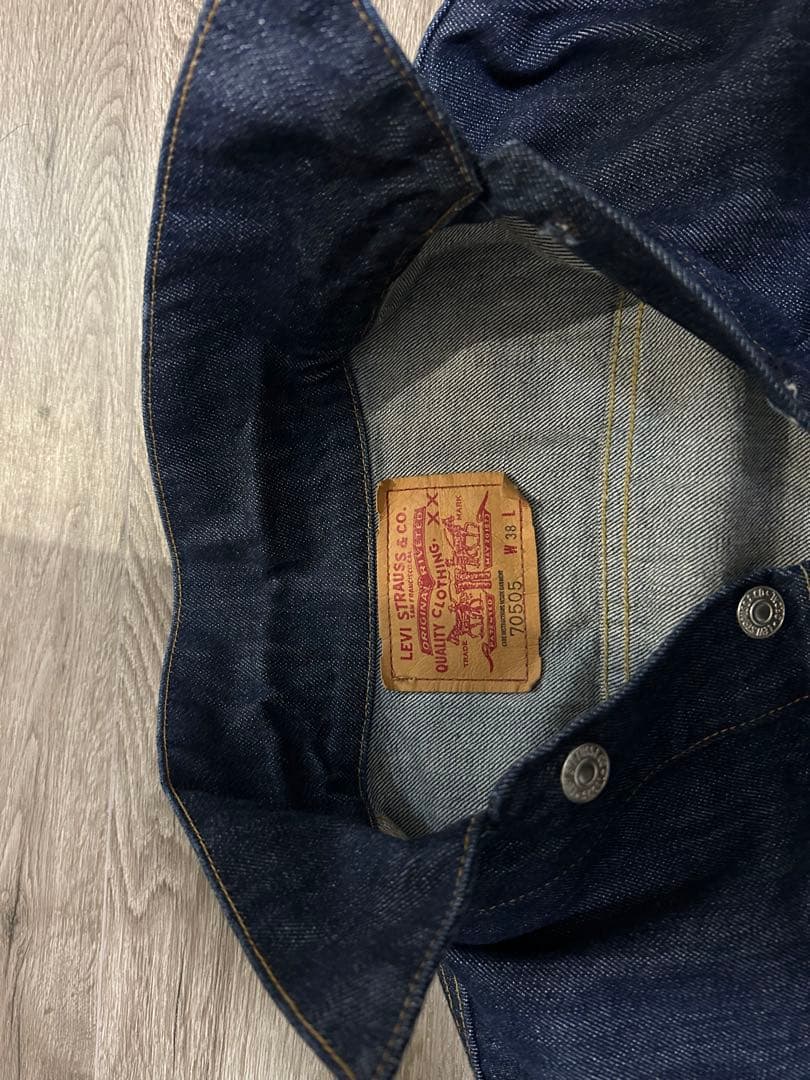 【美品】濃紺 70505 トラッカージャケット　M(38)