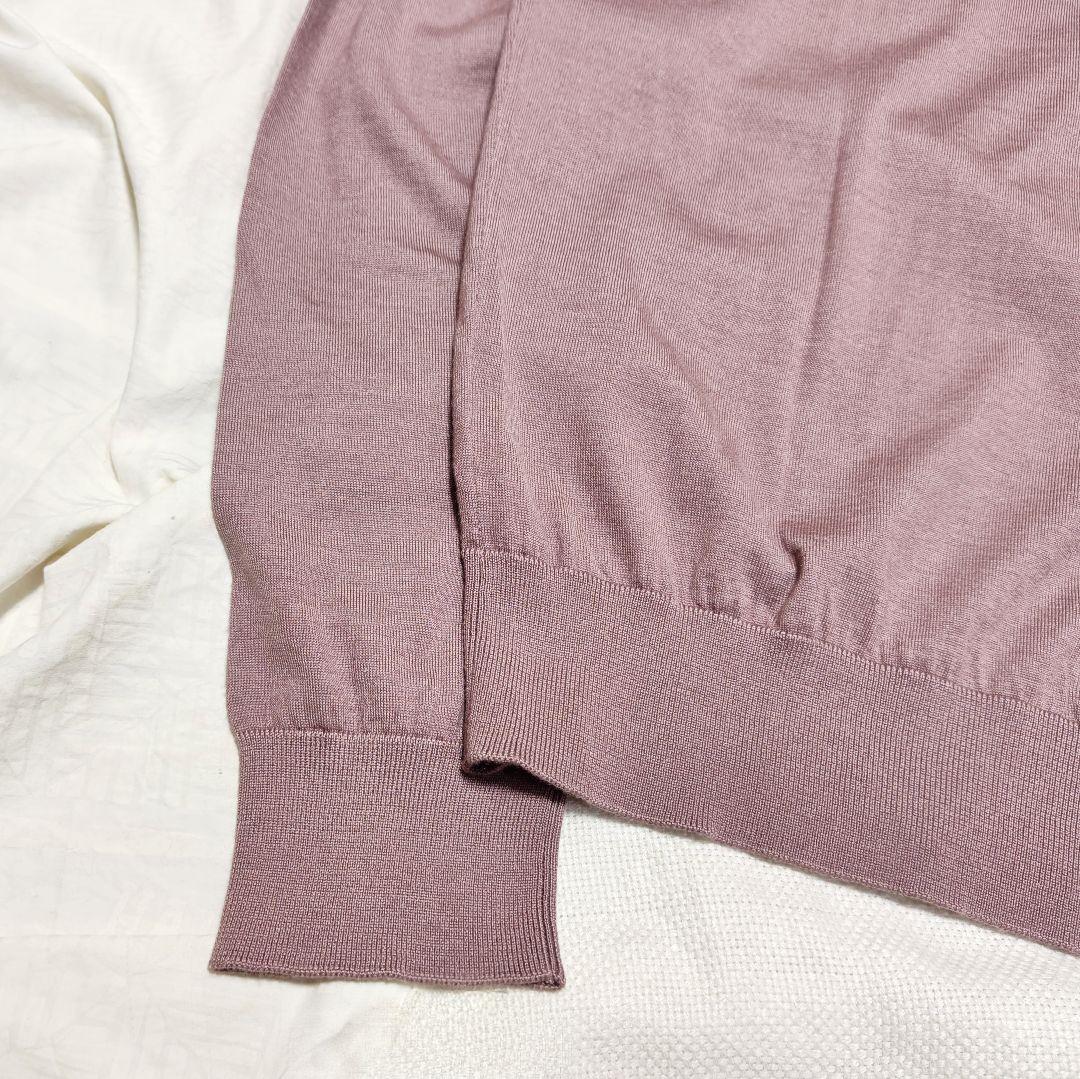 エルメネジルドゼニアZEGNAカシミアシルクCASHSETAタートルネックニット