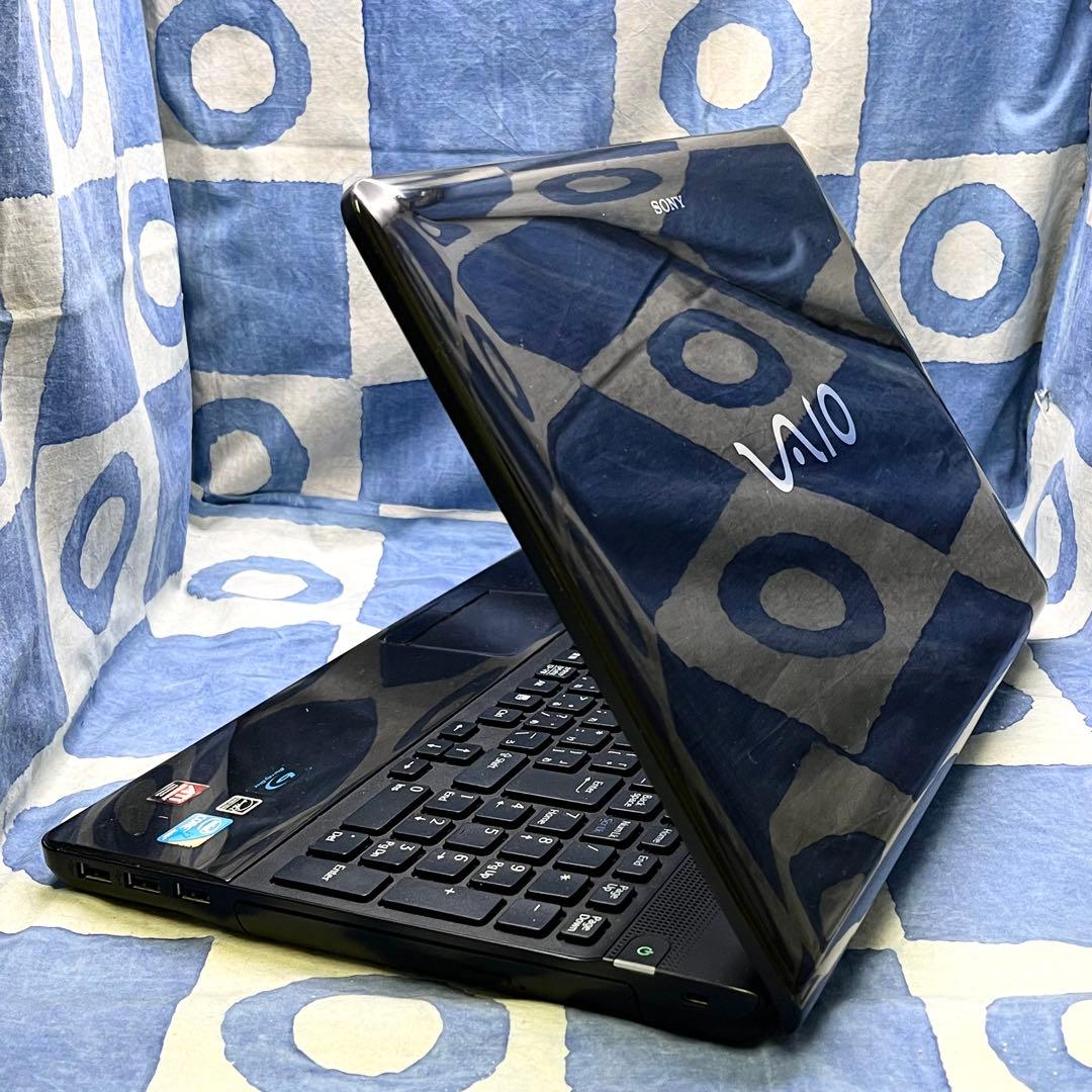 人気VAIO♡爆速SSD512G☆i7☆大人な黒♪ブルーレイ&カメラ！Win11