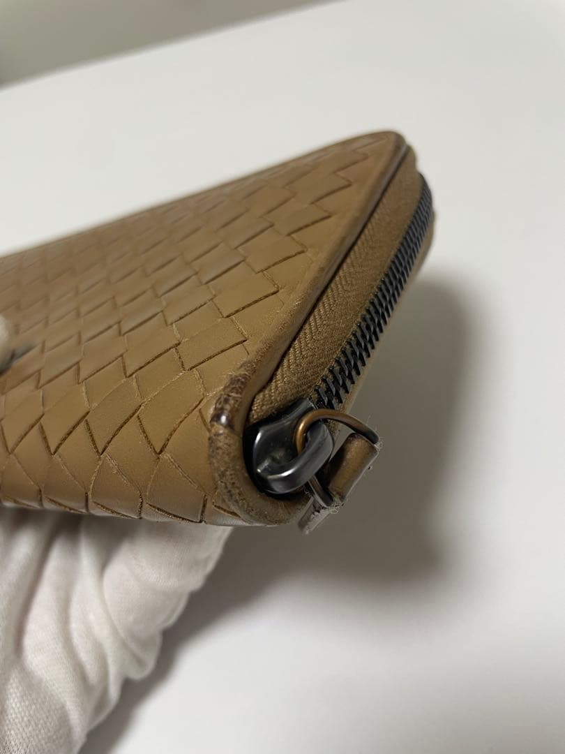 BOTTEGA VENETA ブラウンレザー長財布