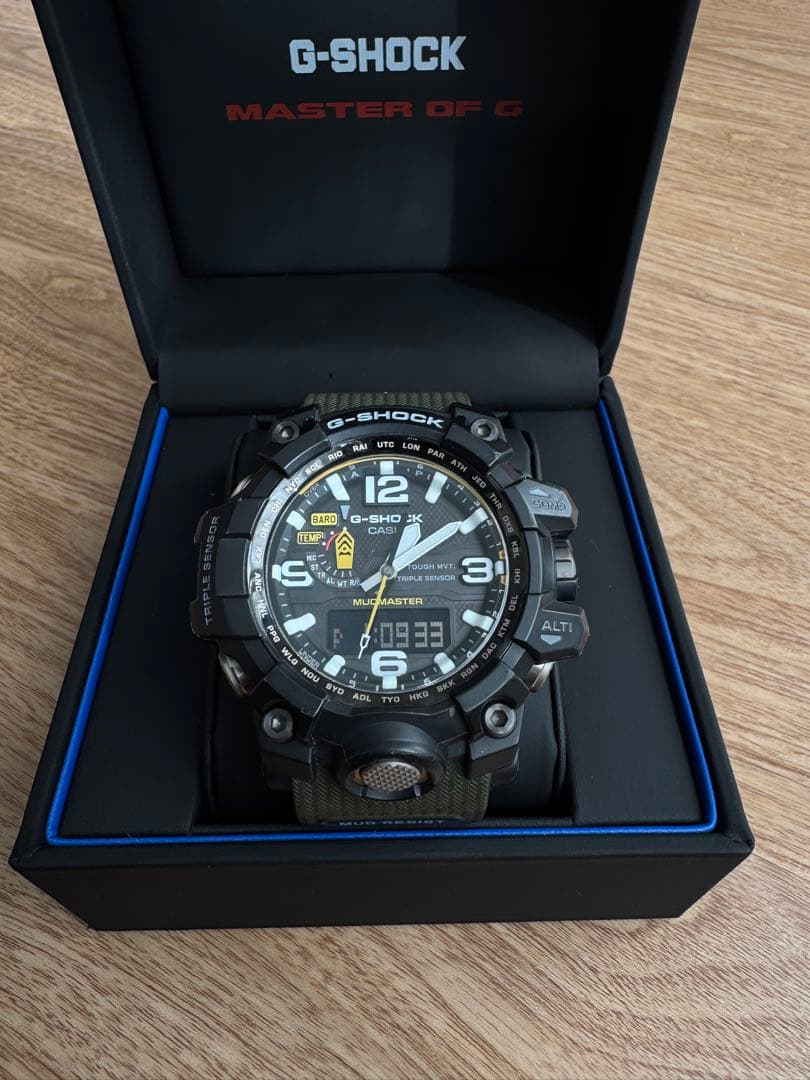 G-SHOCK MUDMASTER GWG-1000-1A3JF 電波ソーラー