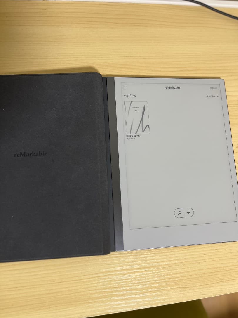 Remarkable2本体、ペン、本体カバーのセット