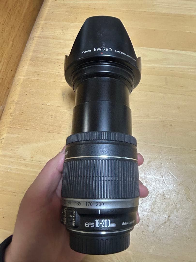 レンズ(ズーム) canon EF-S 18-200mm IS