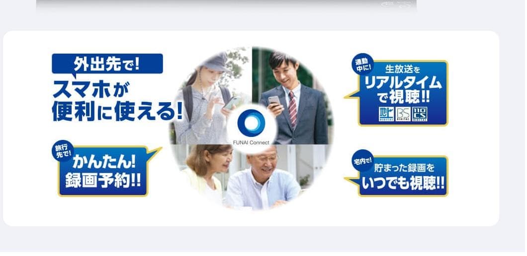 ■大容量3ＴＢ　フナイ　BDレコーダー新品純正仕様リモコン付き　■