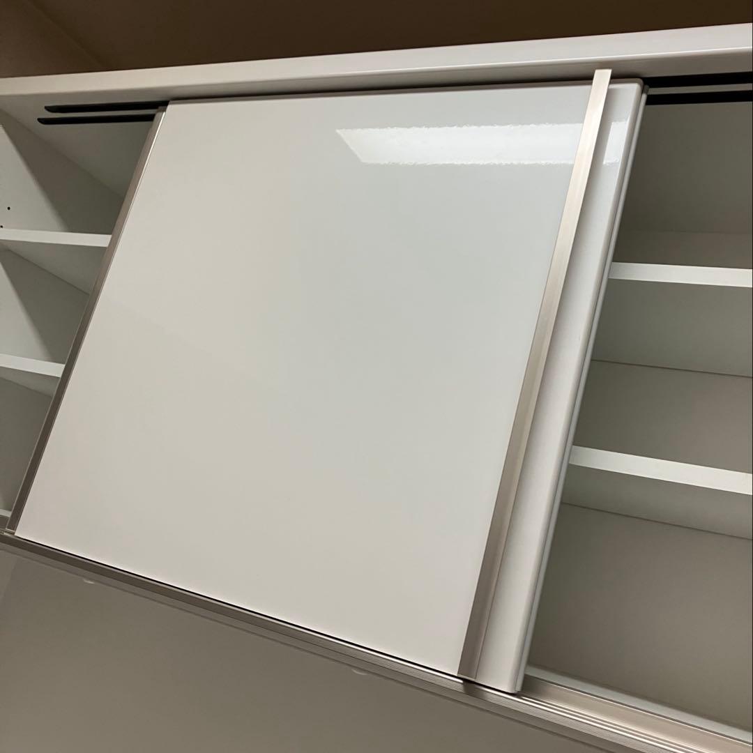 【専用】9on　ベルメゾン 食器棚 キッチンボード 日本製 120cm 白