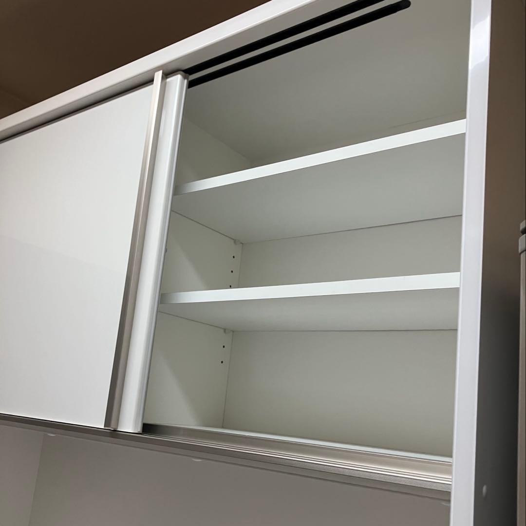 【専用】9on　ベルメゾン 食器棚 キッチンボード 日本製 120cm 白