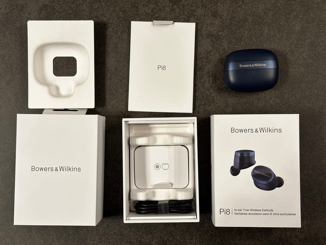 【ほぼ新品】Bowers & Wilkins PI8 ネイビー