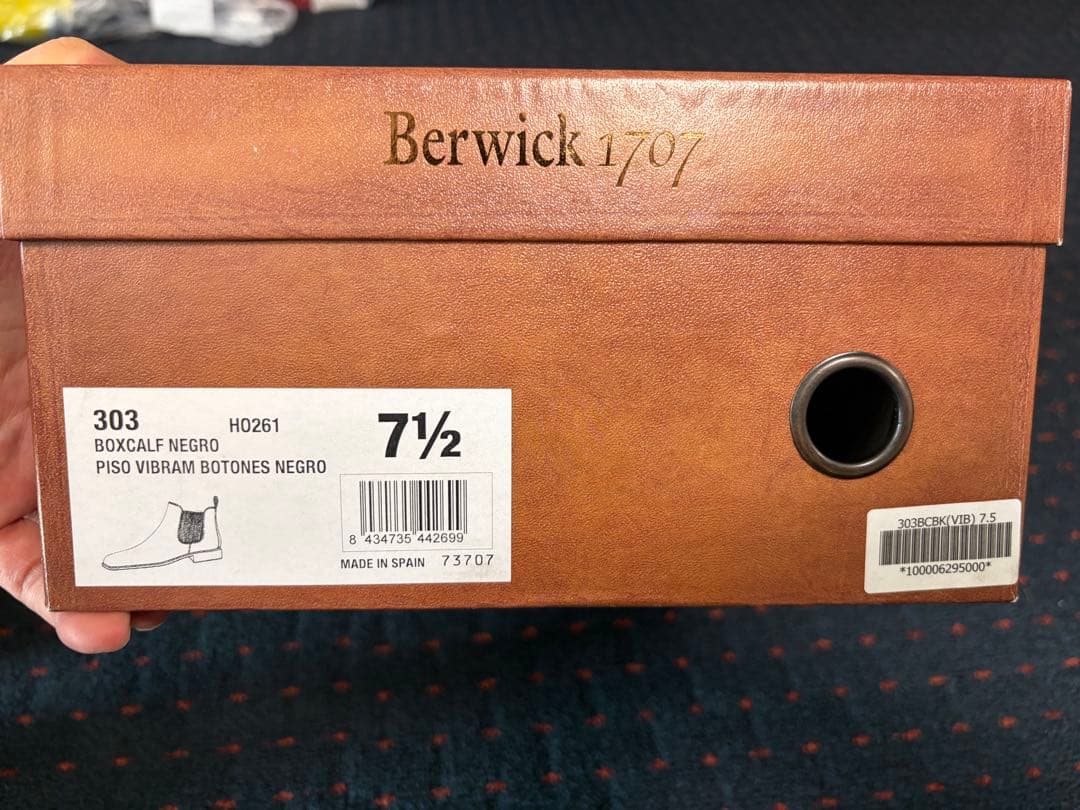 berwick サイドゴアブーツ ダイナイトソール 7.5