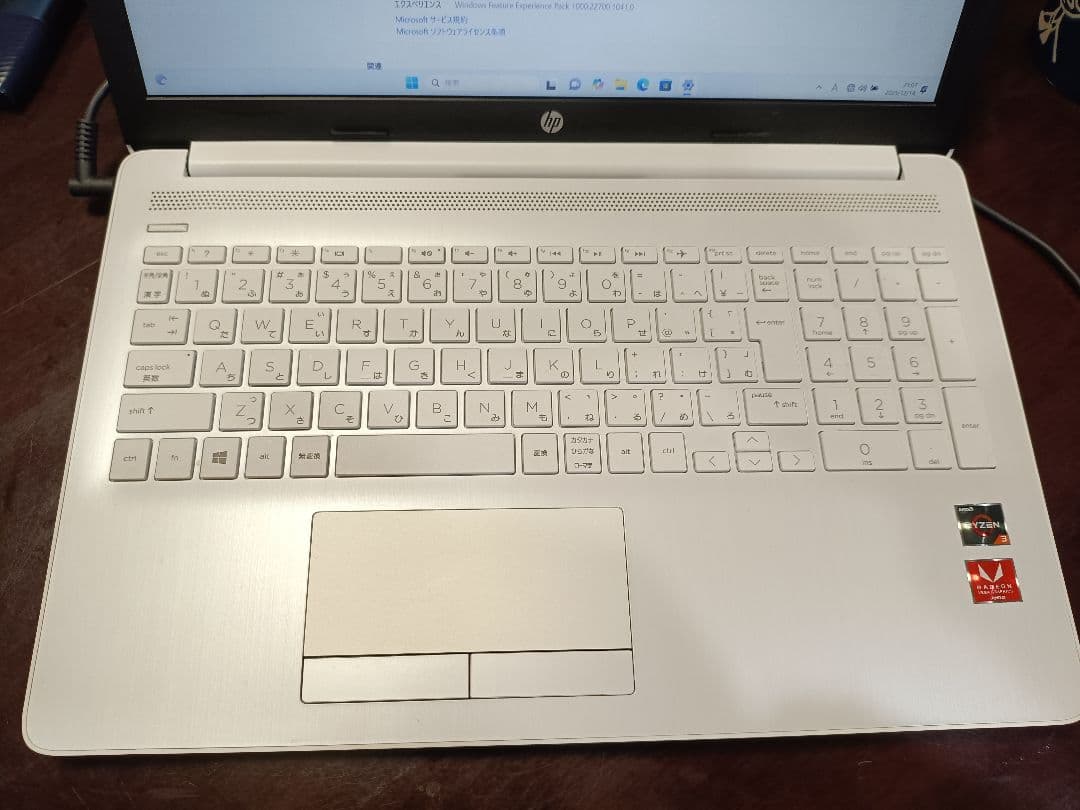 HPノート Ryzen3 2200U メモリ4GB SSD128GB Win11