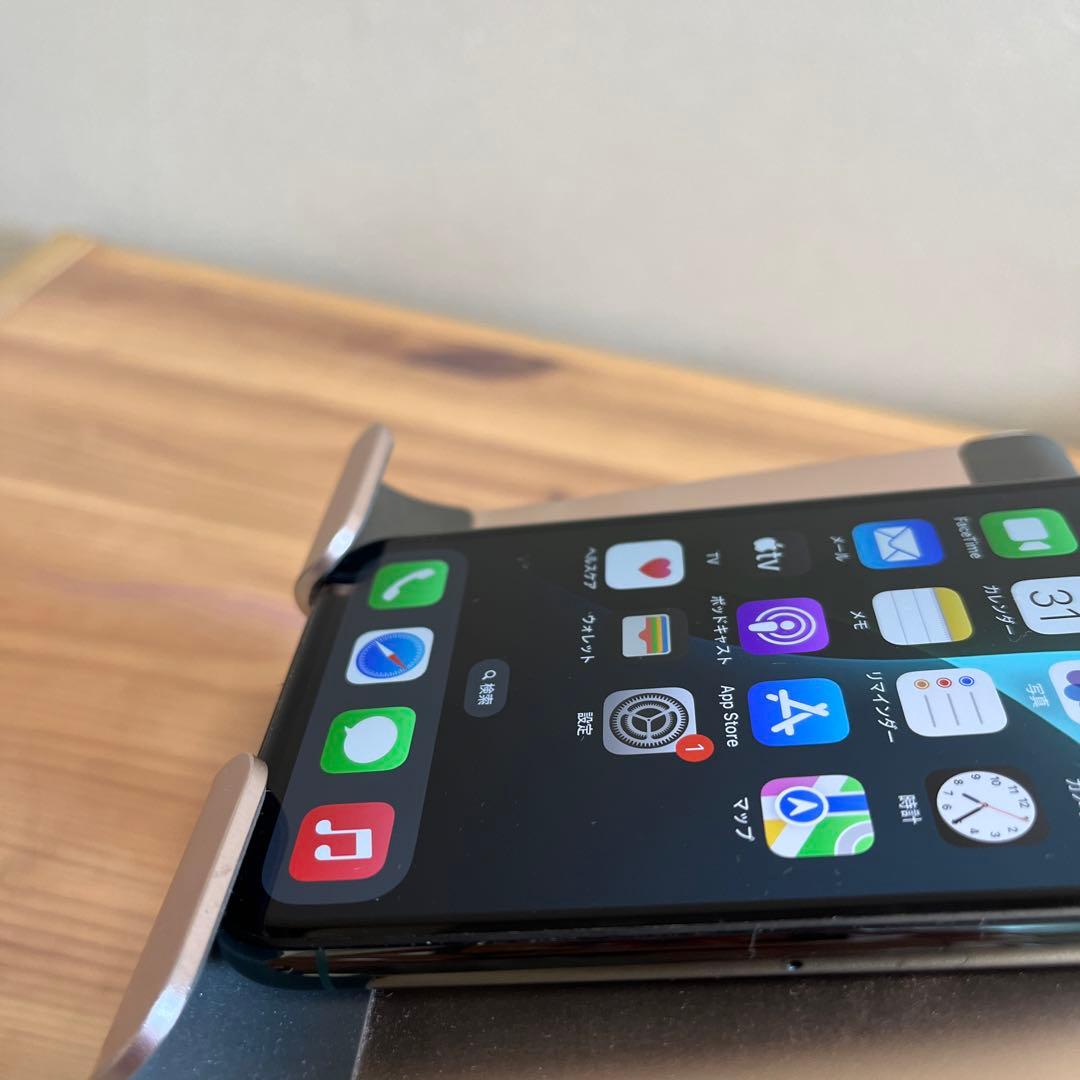 バッテリー100%超美品iPhone11 Pro 64GB ミッドナイトグリーン