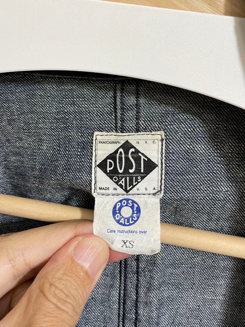 POST O'ALLS ポストオーバーオールズ　カバーオール USA製