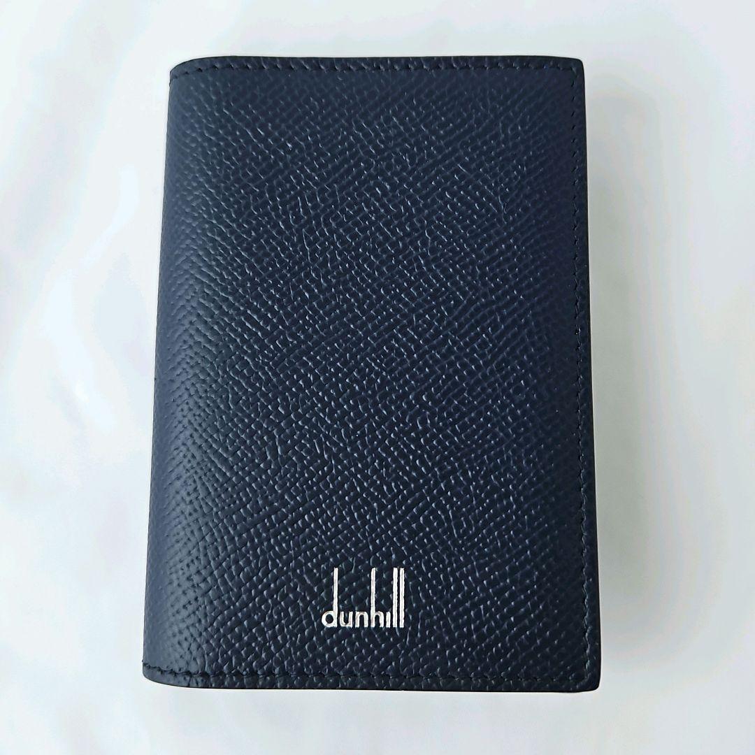 極美品☆ 現行 ダンヒル カドガン 名刺入れ カードケース レザー バイカラー