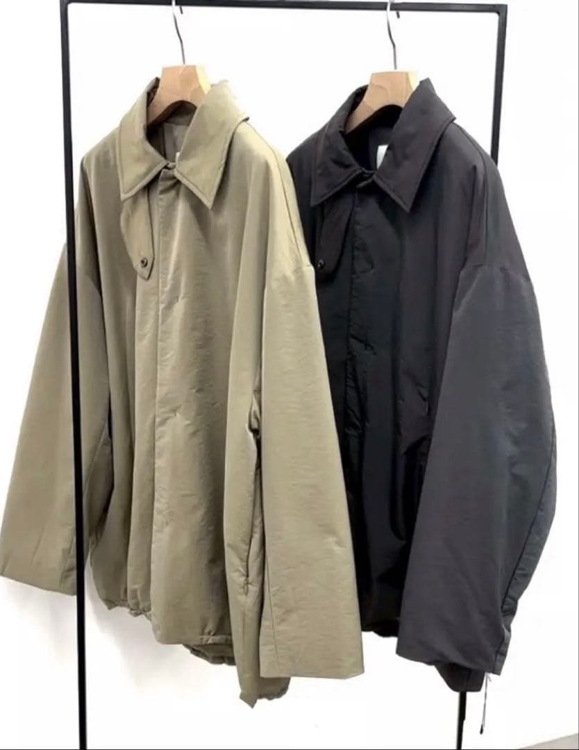 セール　CLOCHE クロッシェ ステンカラー中綿コート グレー　タグ付