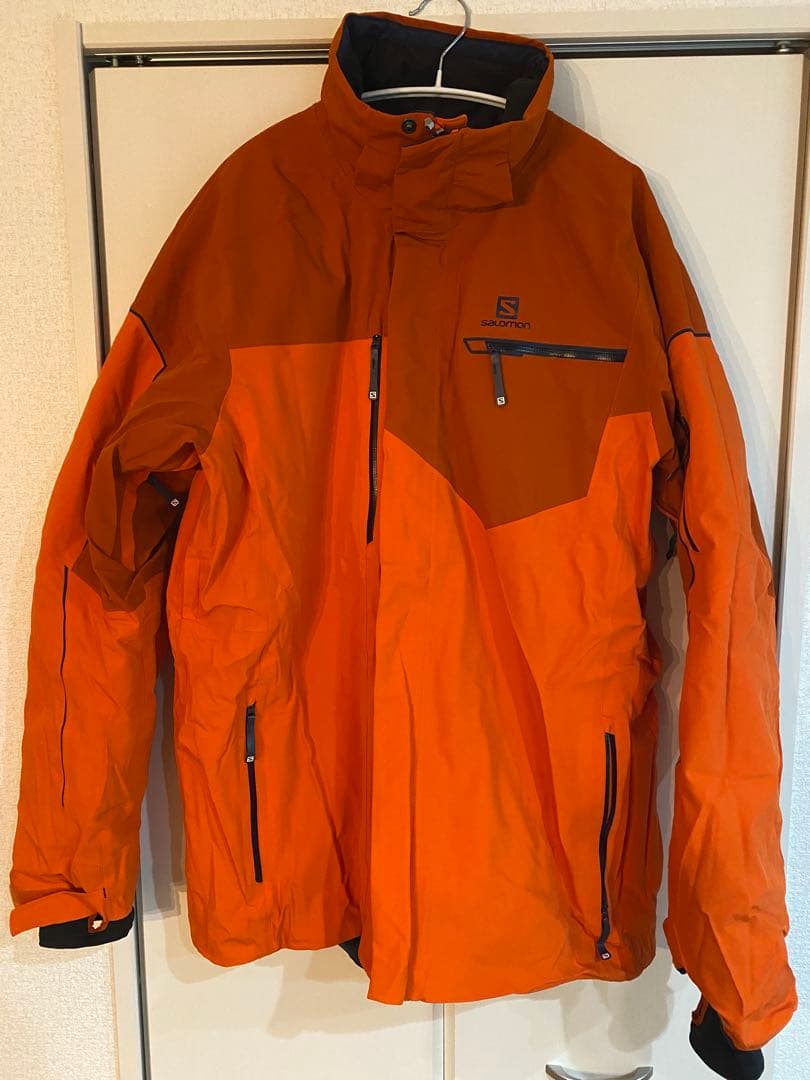 Salomon スキー用ジャケット オレンジ