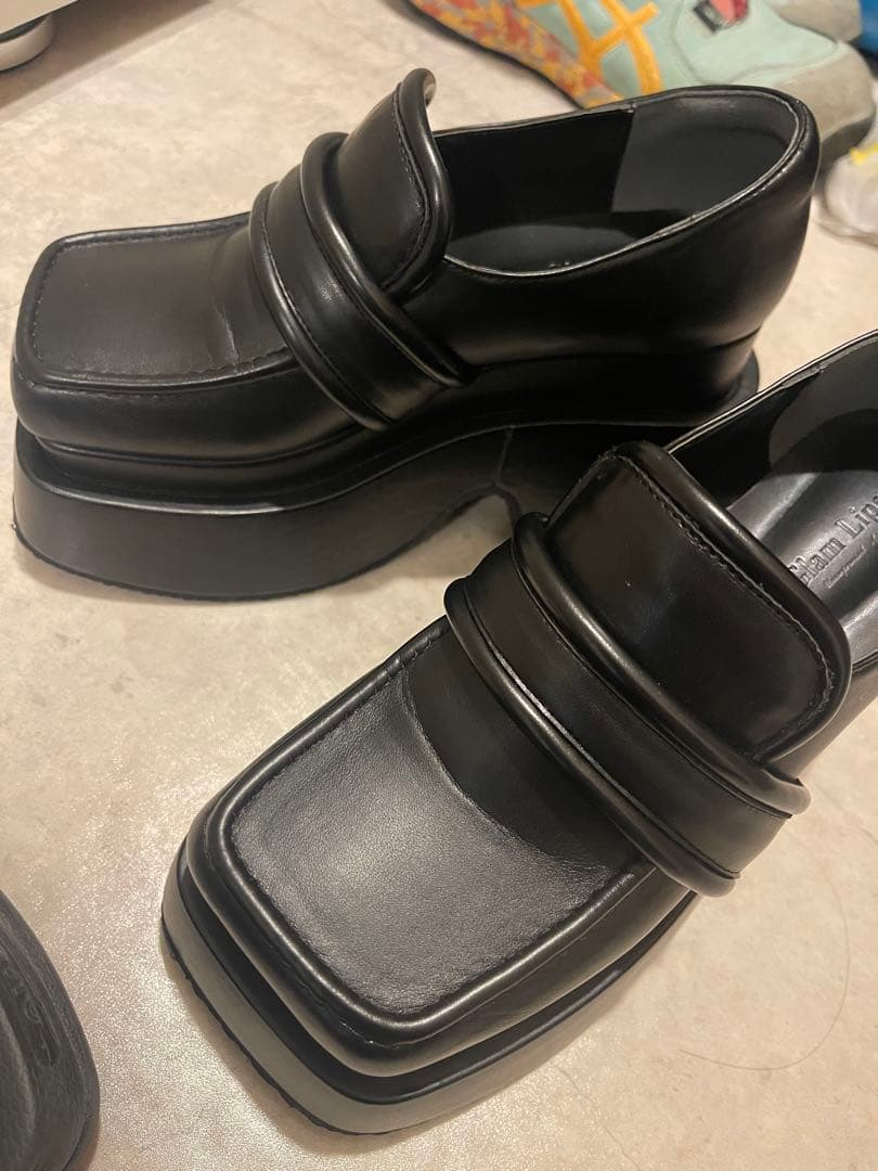 Glam Lips VOLUME ソール ローファー 厚底9cm