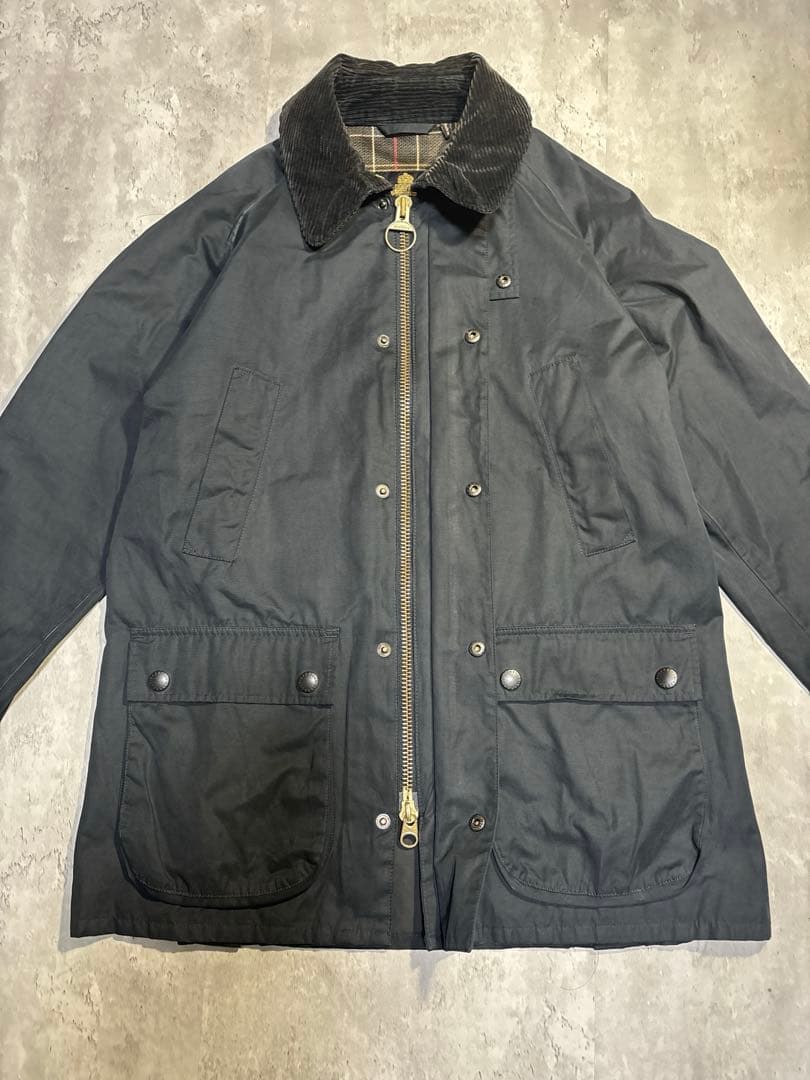 美品　19SS Barbour BEDALE SL ノンオイル　ピーチド　40