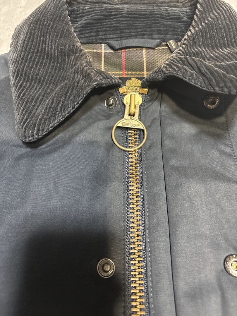 美品　19SS Barbour BEDALE SL ノンオイル　ピーチド　40