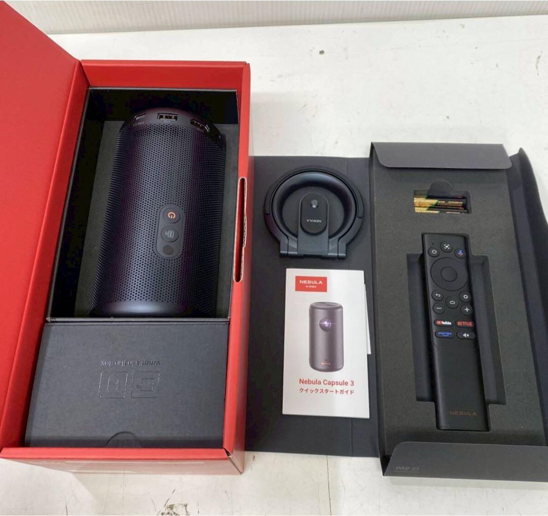 ✴︎美品ANKER NebulaCapsule 3ネビュラカプセル3プロジェクター