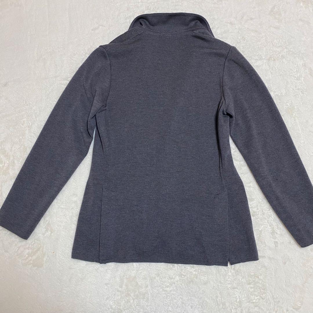 LARDINI ラルディーニ ウール 100% ニットジャケット グレー M