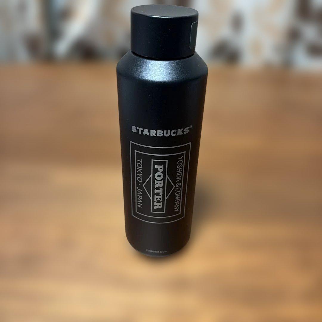 ポーター×スターバックス　コラボ　ステンレスボトル　ブラック　タンブラー