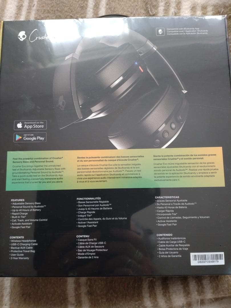 新品未開封 Skullcandy Crusher Evo スカルキャンディー