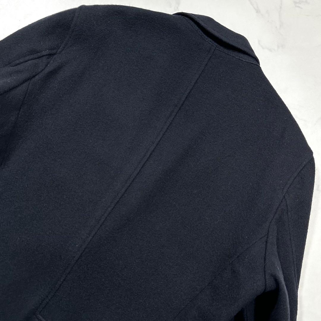 百名品◎BEAMS＋ コンバットウール 3つボタン 紺ブレザー コーデュラ S