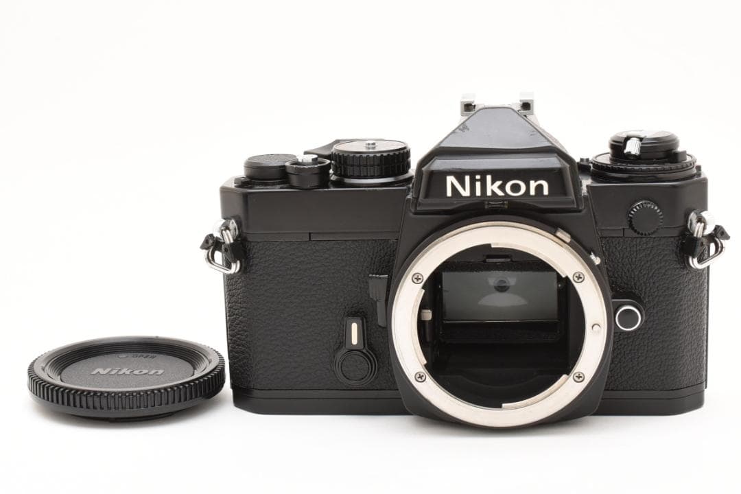 良品 NIKON FE ブラック フィルムカメラ モルト新品交換済 M428