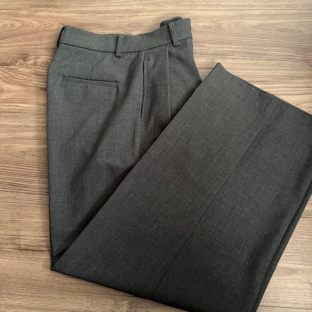 【。さん専用】Doubletuck Smooth Trousers 36