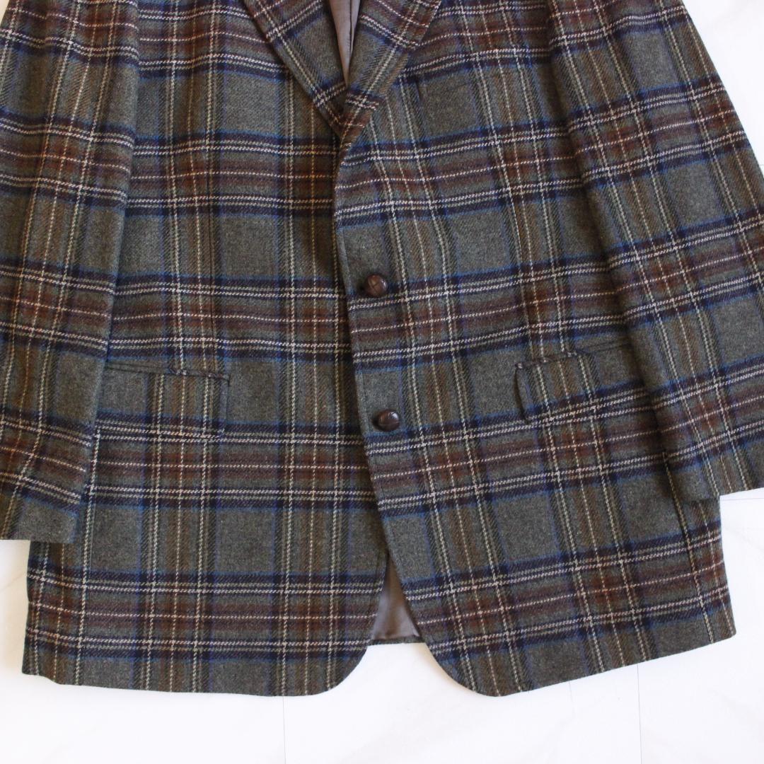 ブルックスブラザーズ ツイードテーラードジャケット クルミボタン 42REG