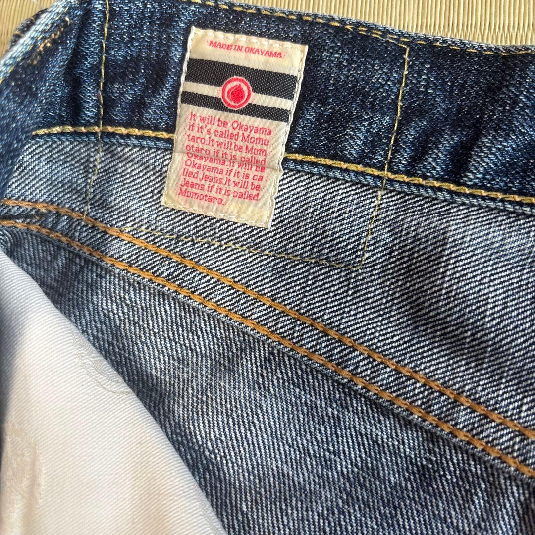 モモタロウジーンズ　出陣　セルビッチ　 サイズ34