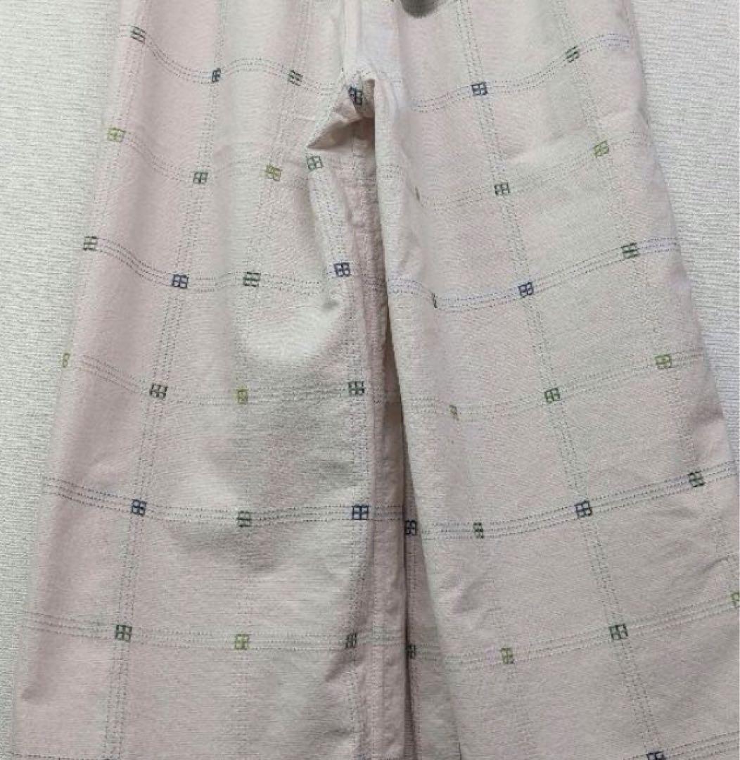 【新品未使用タグ付】FUGA FUGA チェック柄 リバーシブルパンツ