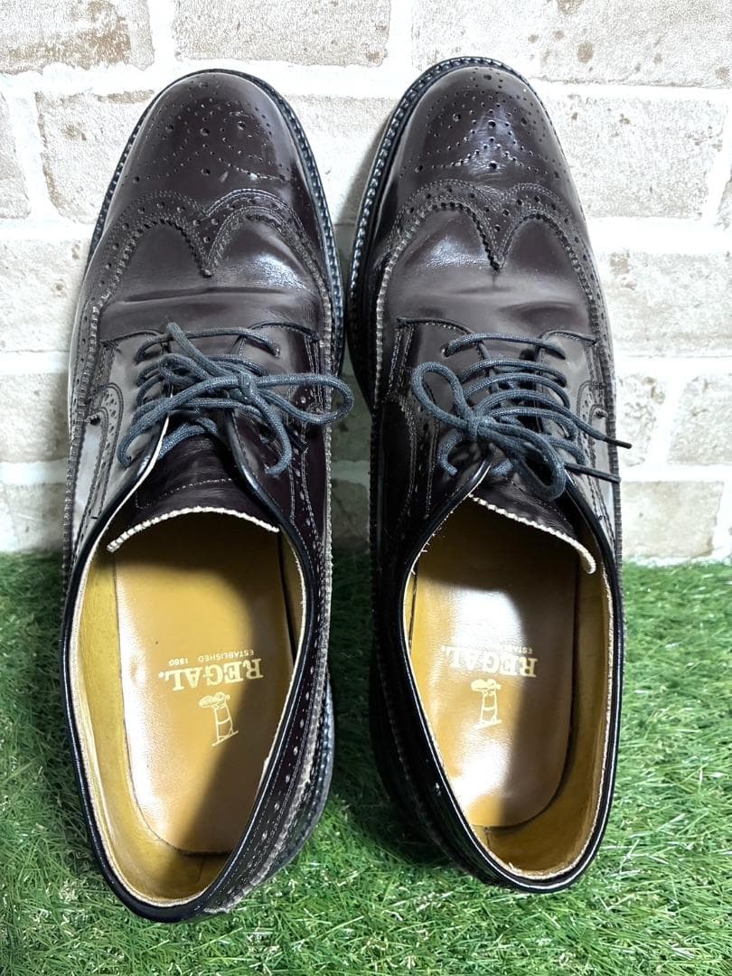 【フォロー割】リーガル REGAL メンズ 2589 ウィングチップ 28cm