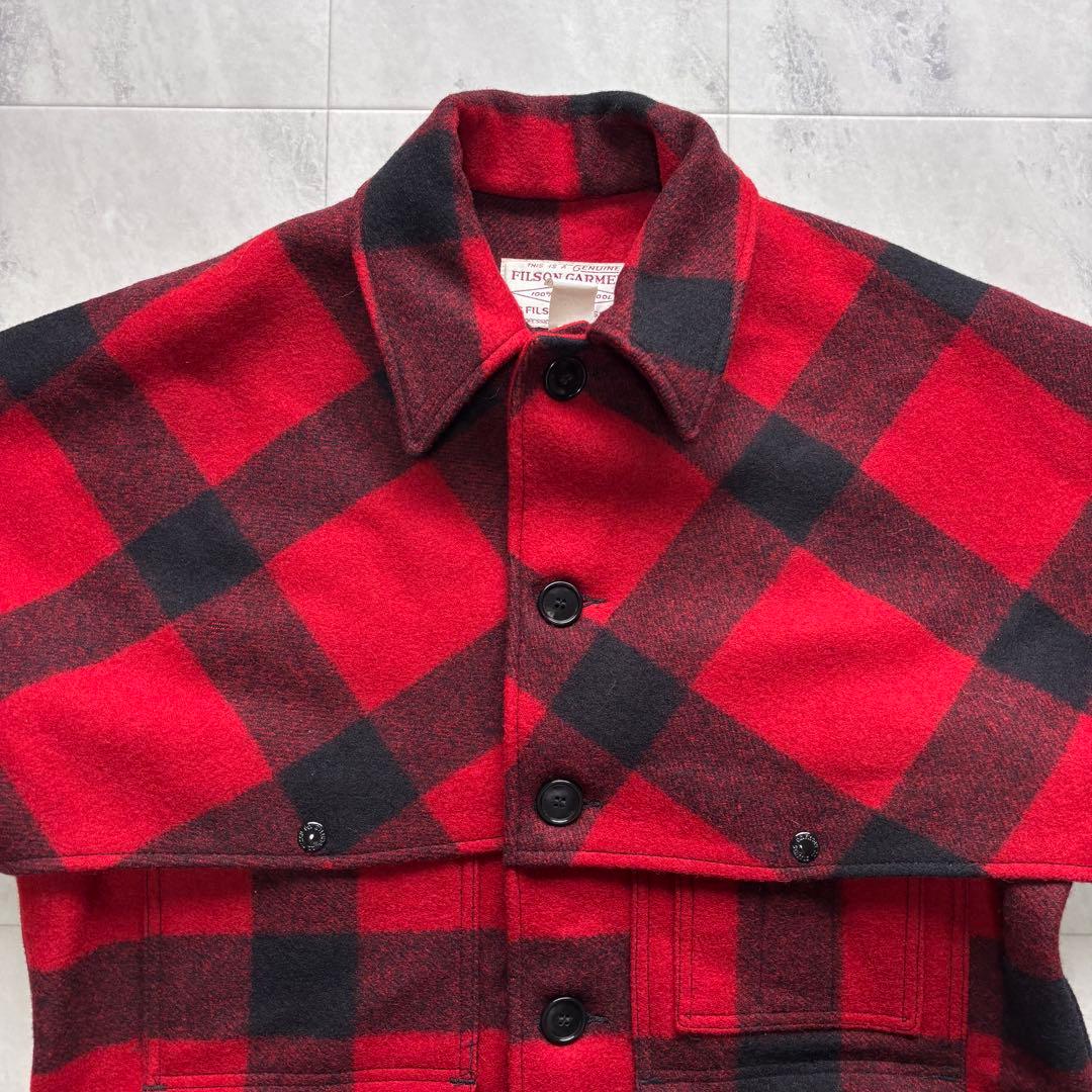 【USA製】フィルソン ダブルマッキーノ クルーザージャケット 38 チェック