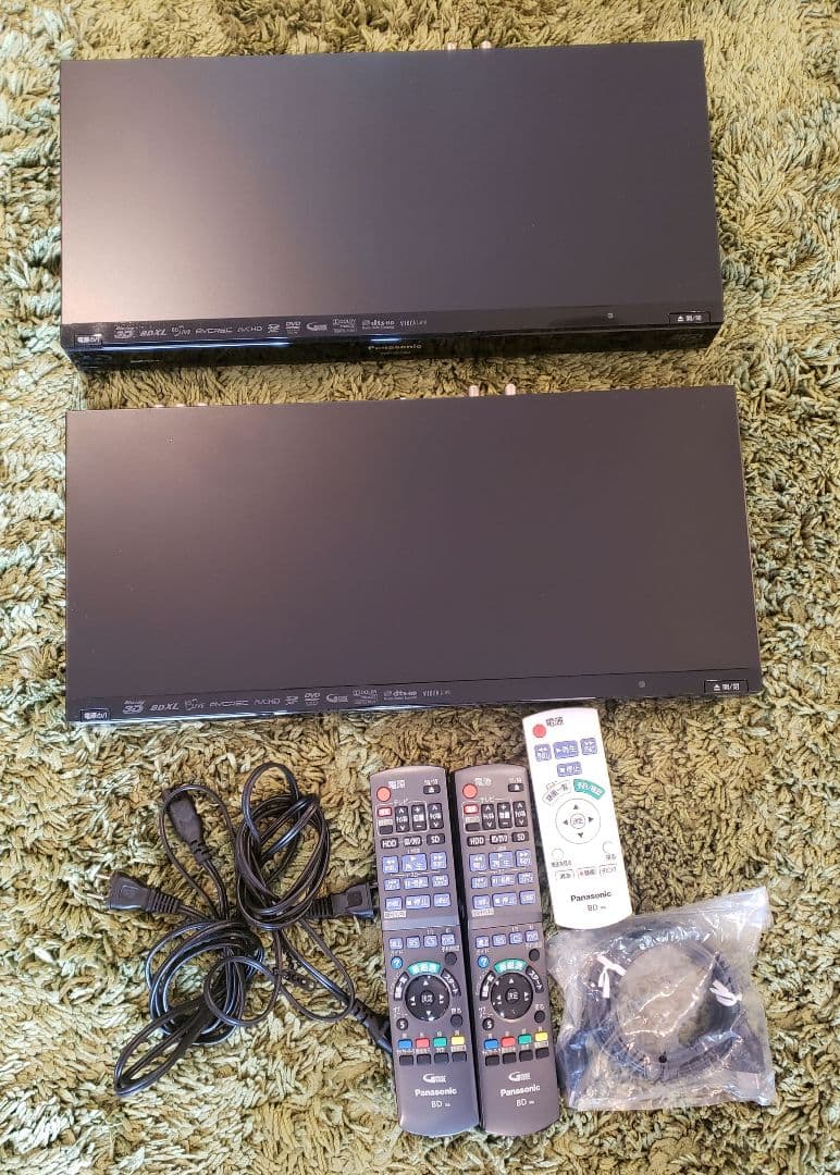 Panasonic DMR-BRT300 ブルーレイレコーダー※2台セット