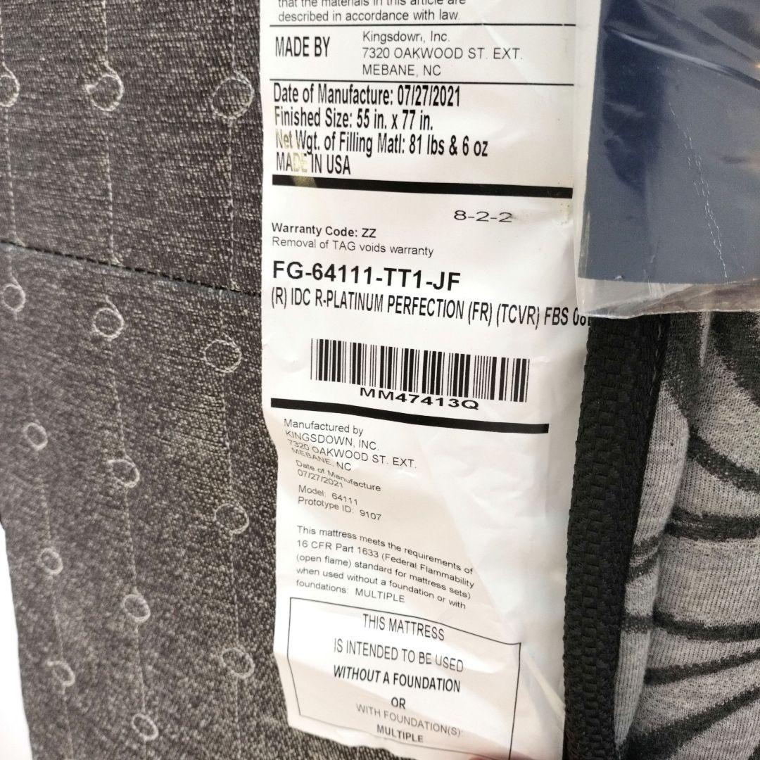 美品 IDC 大塚家具 REGALIA パーフェクション マットレス ダブル