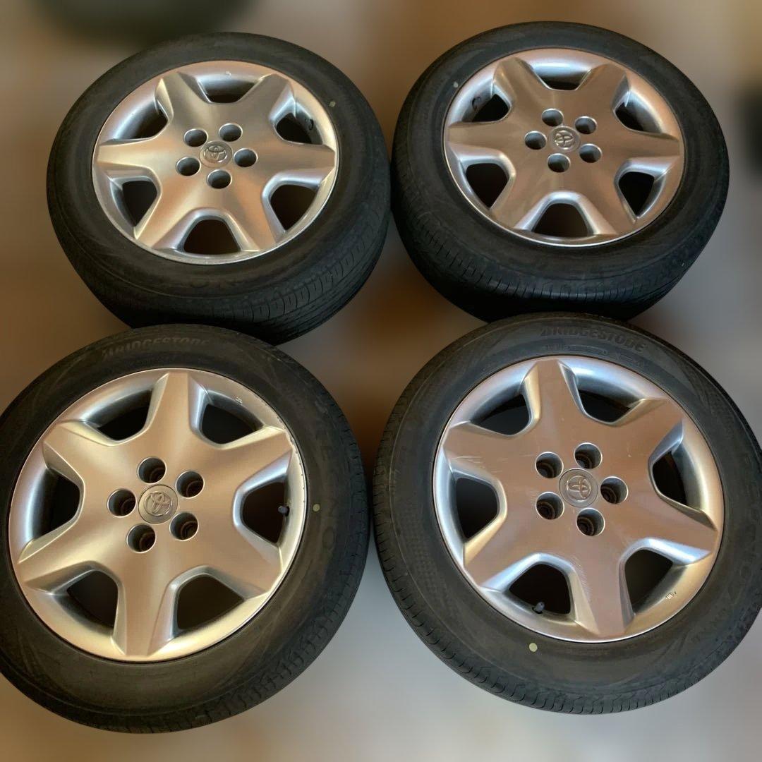 トヨタ　セルシオ30 31 純正ホイール4本セットタイヤ付き　中古品