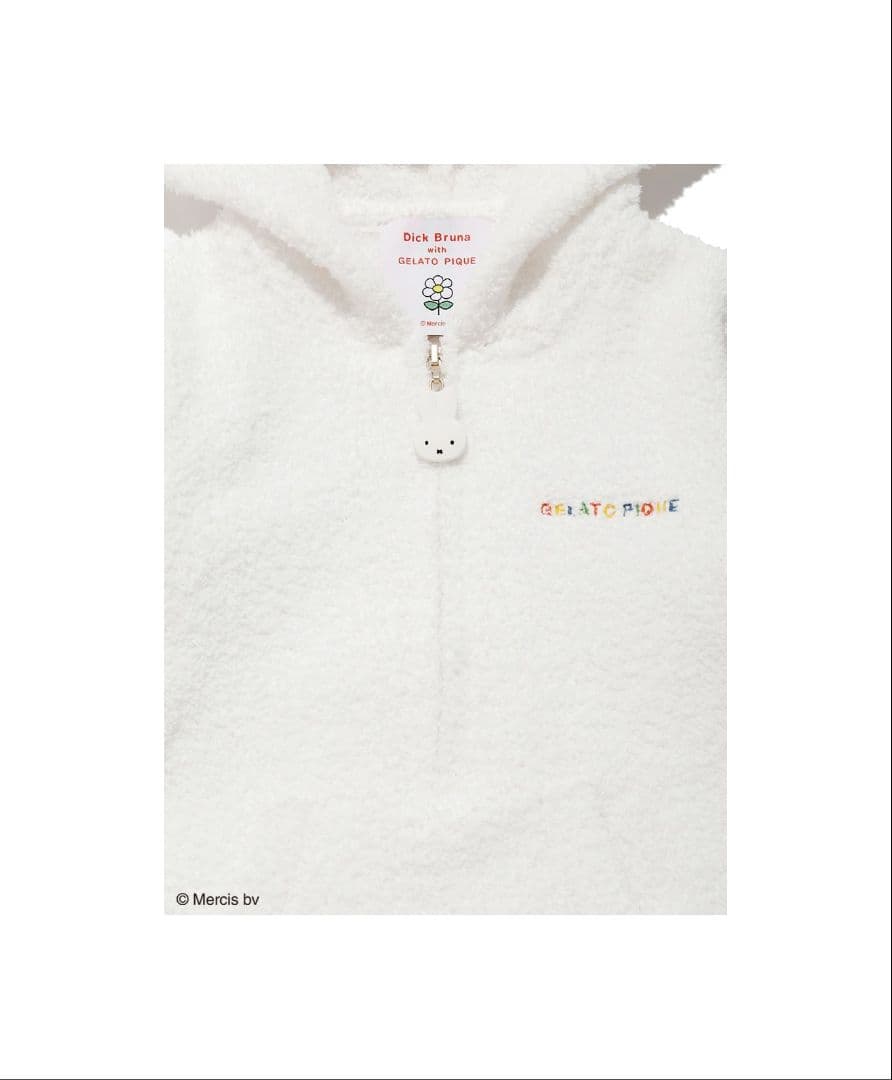 【新品/サイズ80】ジェラートピケ ミッフィー ベビモコ ロンパース