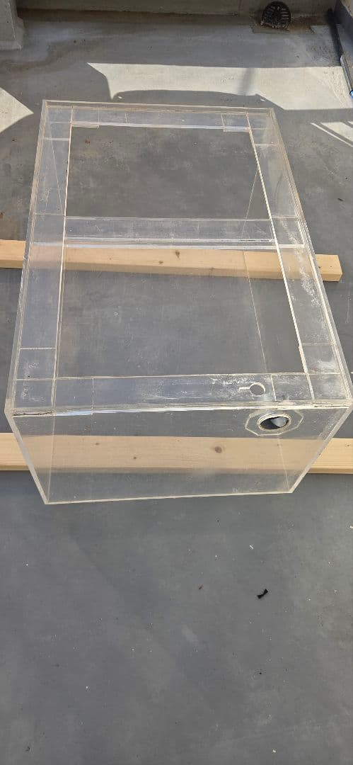 アクリル水槽 900×600×450 サイドフロー ジャンク