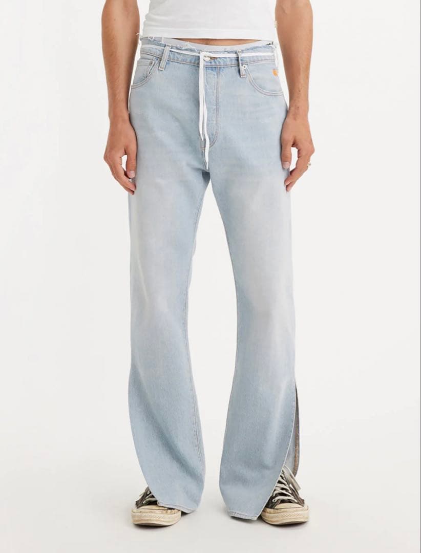 a*b様 erl levi's コラボデニムサイドスリット