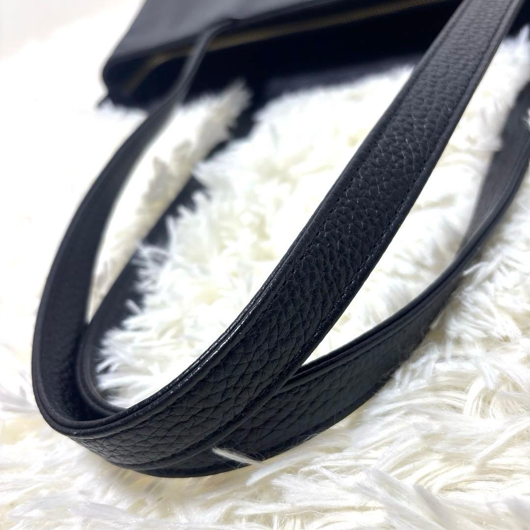 [現行・美品] Hush Tug トートバッグ・ビジネス シボ革 A4 自立